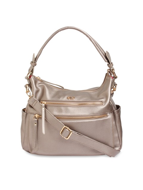 

Globus Gunmetal-Toned Solid Shoulder Bag, Metallic
