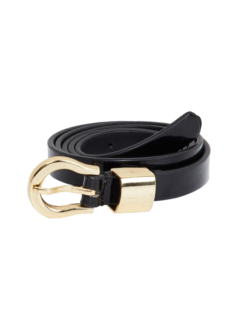 

max Women Black Solid Belt