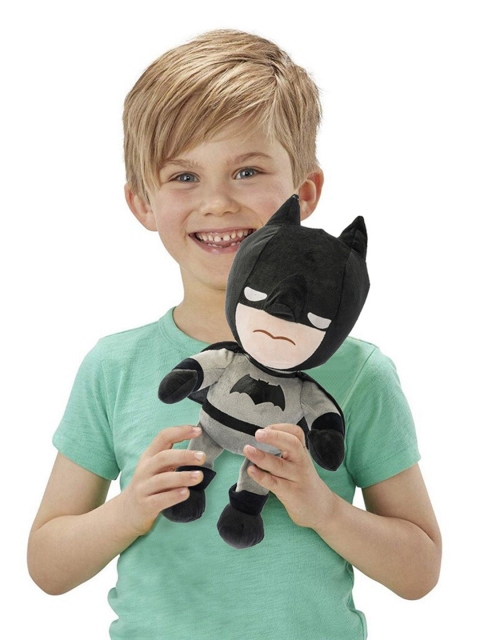 

Dimpy Stuff Kids Black & Grey Stuffed Batman Soft Toy