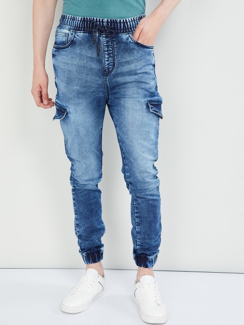 

max Men Blue Skinny Fit Mid-Rise Clean Look Stretchable Jeans