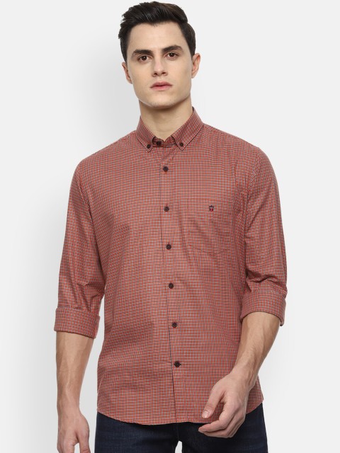 

Louis Philippe Sport Men Orange Slim Fit Printed Casual Shirt