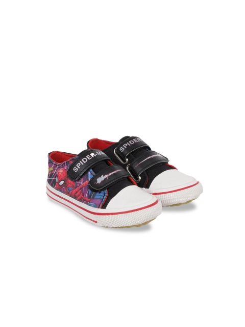 

Kids Ville Boys Black Spiderman Printed Sneakers