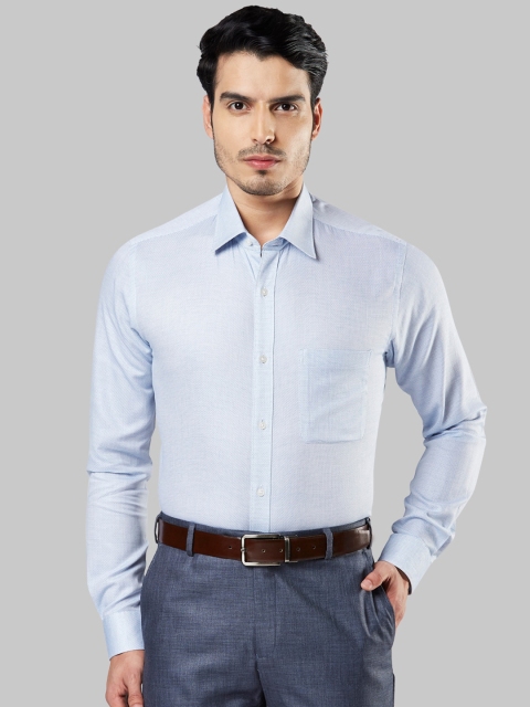 

Raymond Men Blue Slim Fit Solid Formal Shirt