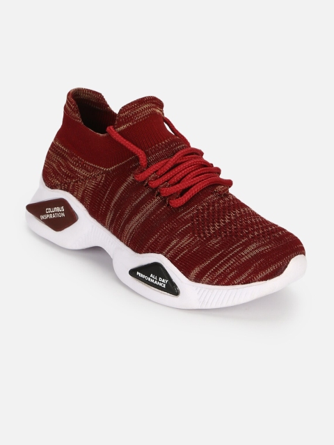 

Columbus Boys Maroon Mesh Running Shoes