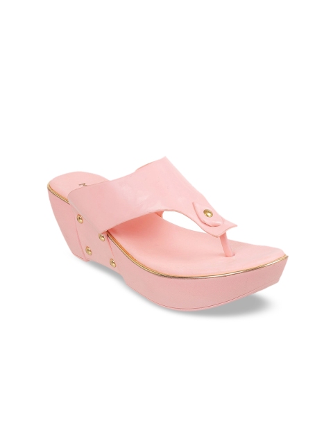 

Mochi Women Pink Solid Heels
