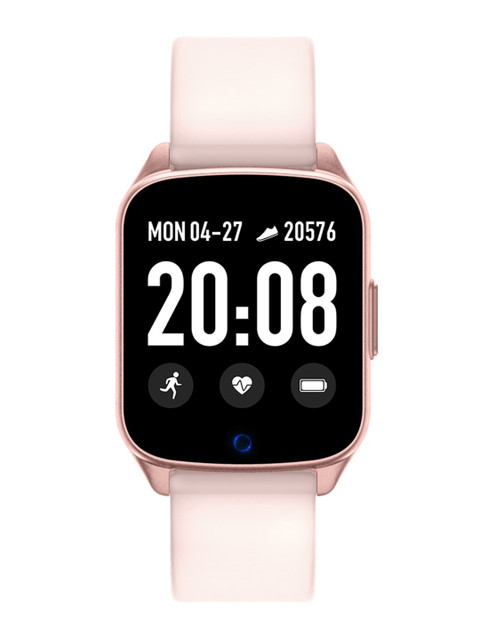 

FitSpark Unisex Pink & Black NEXA Super Slim Multi-Sports Mode Smartwatch Debut_Pink