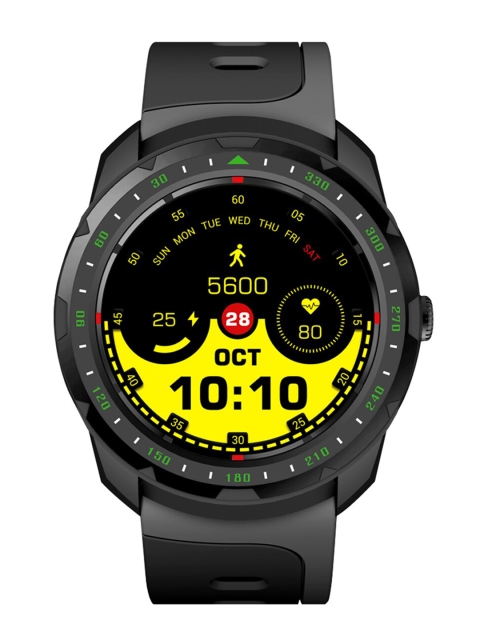 

FitSpark Men Black Full Touch Multi-functional Smartwatch with Bluetooth Calling | Military Grade Metallic Body Studio_Black