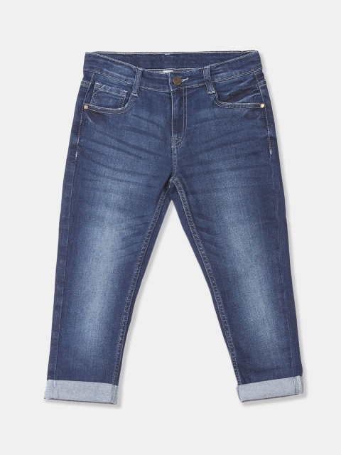 

Cherokee Girls Blue Slim Fit Mid-Rise Clean Look Stretchable Jeans
