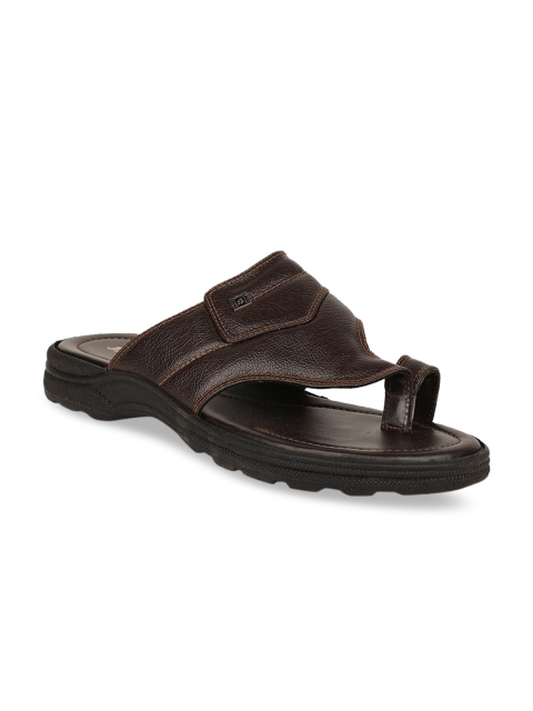 

Bata Men Brown Solid Comfort Sandals