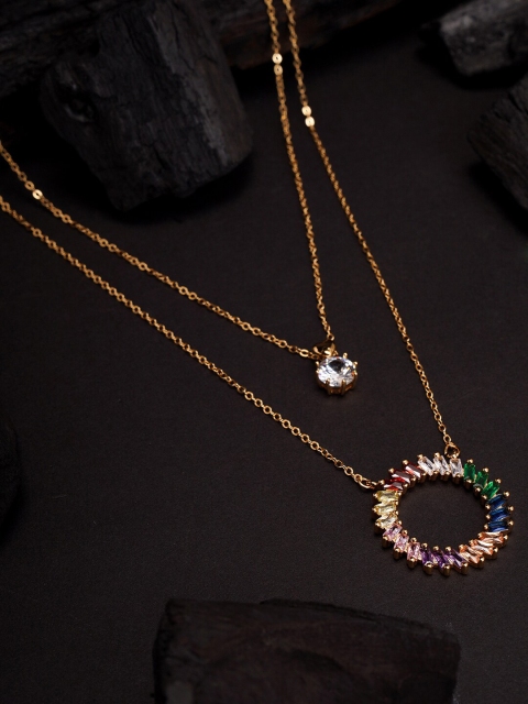 elle Gold-Plated Handcrafted Necklace