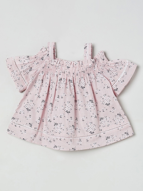 

max Girls Pink Printed A-Line Top