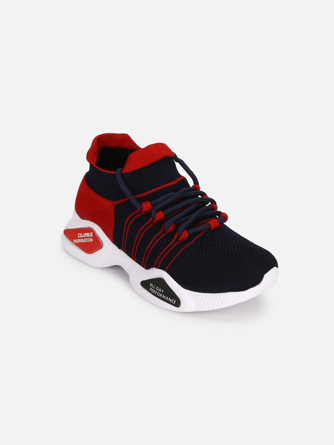 

Columbus Boys Navy Blue Mesh Running Shoes