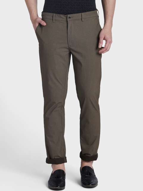 

ColorPlus Men Brown Regular Fit Solid Chinos