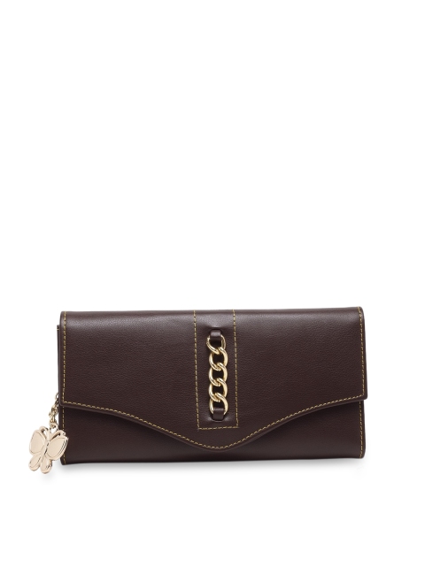 

Butterflies Women Brown Solid Two Fold Wallet