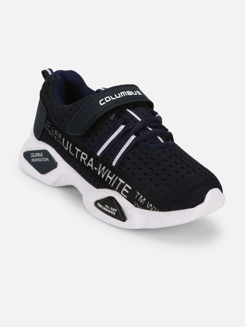 

Columbus Boys Navy Blue Mesh Running Shoes