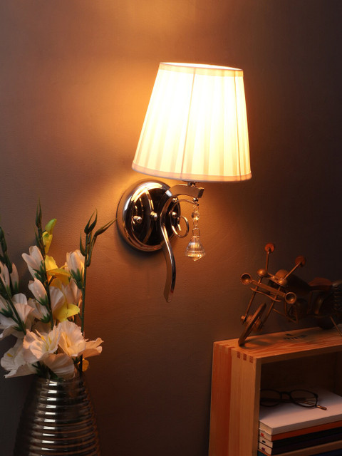 

LUXSUN Off-White Solid Traditional Wall Lamp
