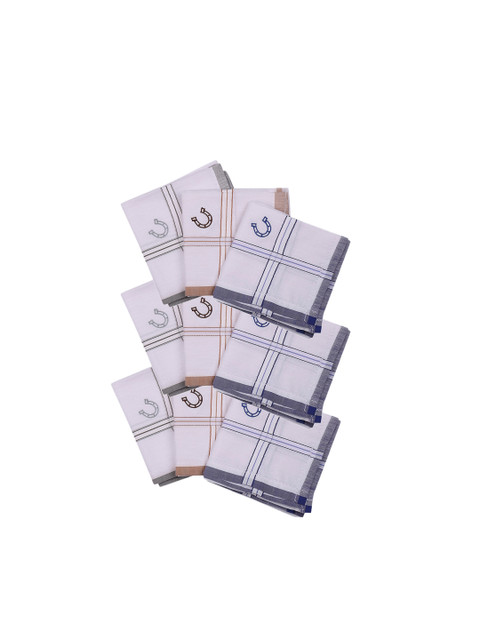 

Blacksmith Men Pack Of 9 White Handkerchief Accessory Gift Set