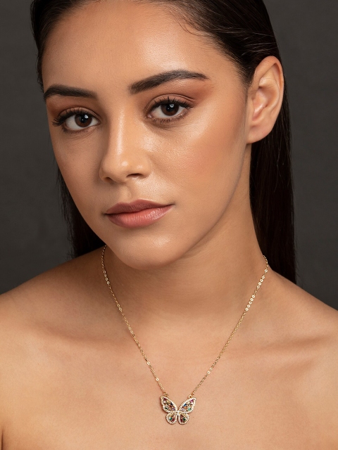 DIVA WALK EXCLUSIVE Gold-Plated Handcrafted Necklace