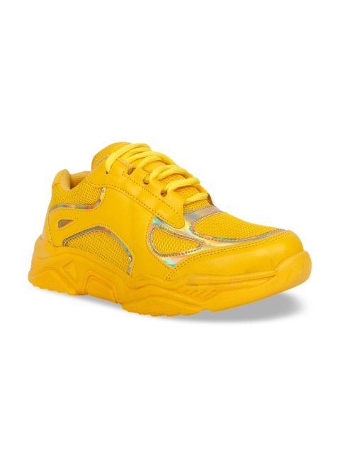 

ZAPATOZ Women Yellow Sneakers