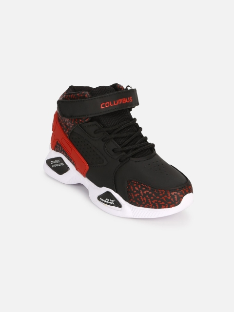 

Columbus Boys Black Mesh Running Shoes