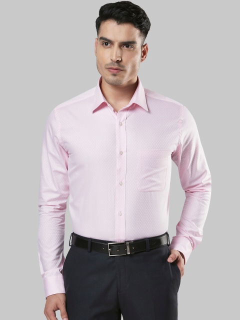

Raymond Men Pink Slim Fit Solid Formal Shirt