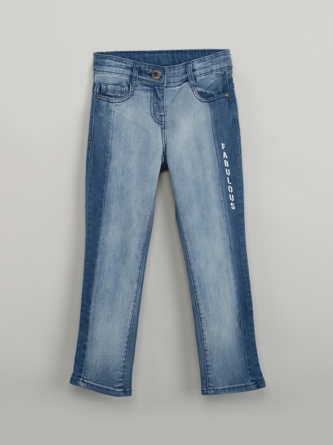 

max Girls Blue Regular Fit Mid-Rise Clean Look Jeans