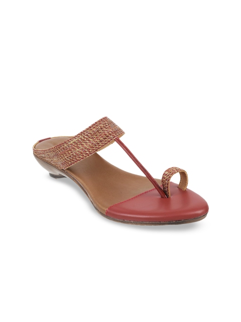 

Mochi Women Gold-Toned Embellished Comfort Heels