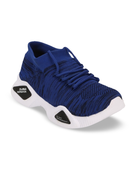

Columbus Boys Navy Blue Mesh Running Shoes