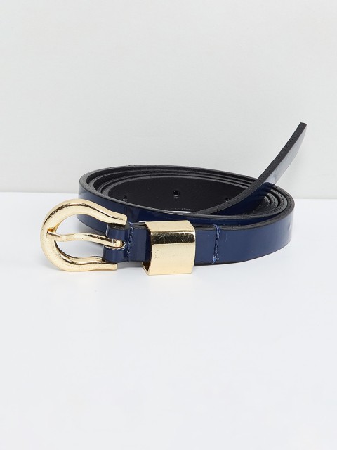 

max Women Blue Solid Belt