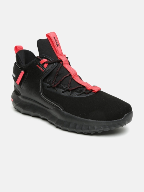 

Xtep Men Black Synthetic Basketball Shoes