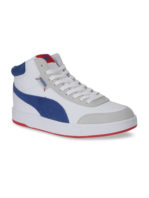 

Puma Unisex White Court Legend Collar Trainers