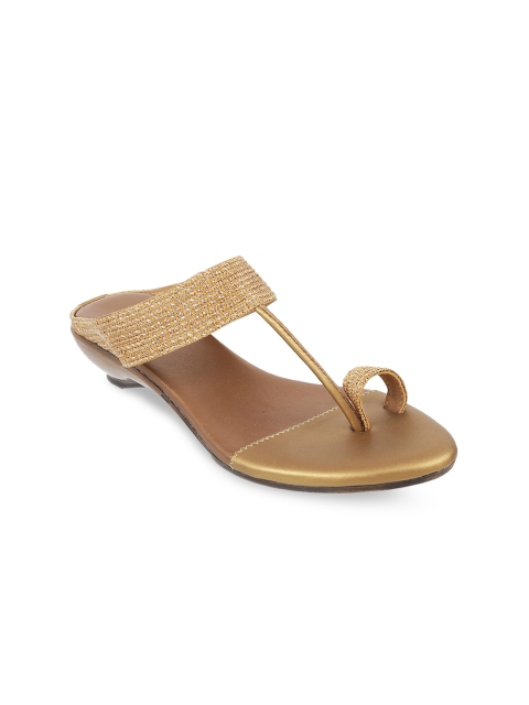 

Mochi Women Gold-Toned Embellished Heels