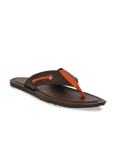 

Bata Men Brown & Orange Comfort Sandals