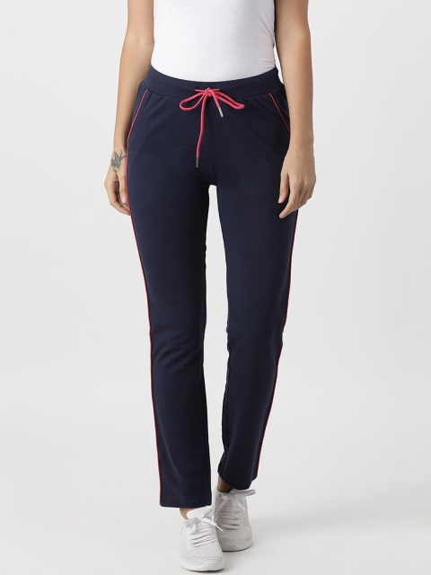 

Monte Carlo Women Blue Solid Track Pants