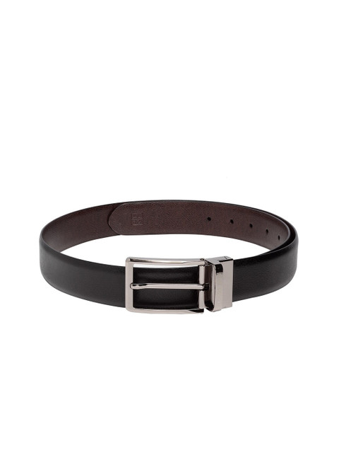 

Carlton London Men Black & Brown Solid Belt