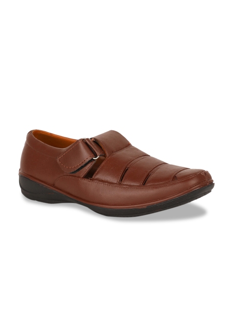 

Sandak by Bata Men Brown Sandals