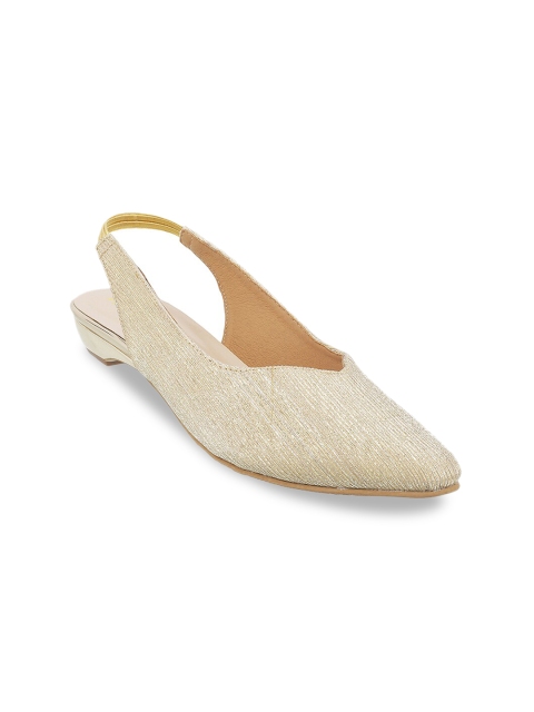 

Mochi Women Beige Textured Mules