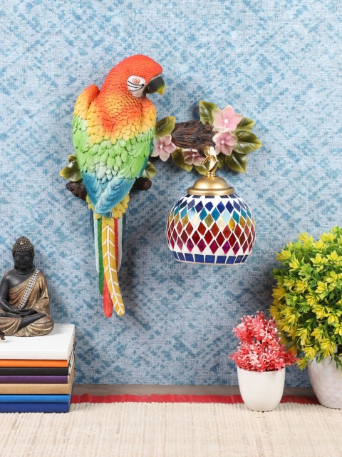 

LUXSUN Multicoloured Printed Quirky Wall Lamp, Multi
