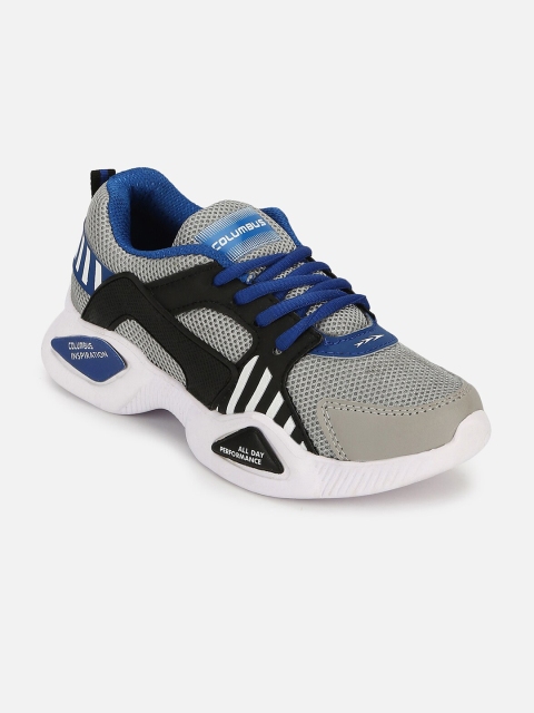 

Columbus Boys Grey Mesh Running Shoes