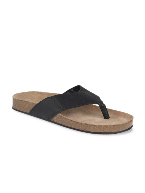 

Bata Men Black & Beige Comfort Leather Sandals