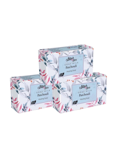 

Mirah Belle Pack Of 3 Goat Milk Patchouli Anti Blemish Soap 75 gm, White