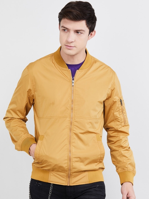

max Men Mustard Solid Bomber