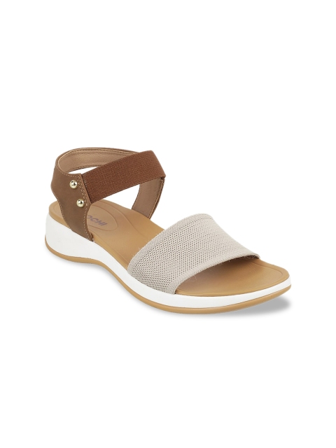 

Mochi Women Beige & Brown Colourblocked Heels