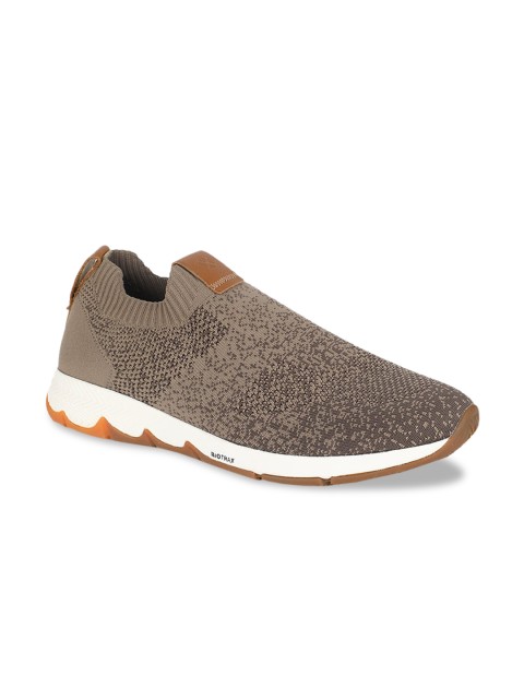 

Hush Puppies Men Taupe Slip-On Sneakers