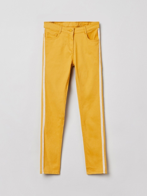 

max Girls Yellow Regular Fit Mid-Rise Clean Look Jeans