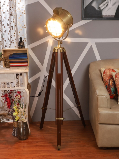 

LUXSUN Brown Solid Traditional Floor Lamp