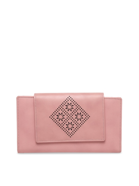 

Butterflies Women Pink Self Design Two Fold Wallet