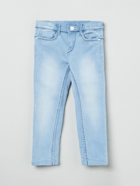 

max Girls Blue Regular Fit Mid-Rise Clean Look Jeans
