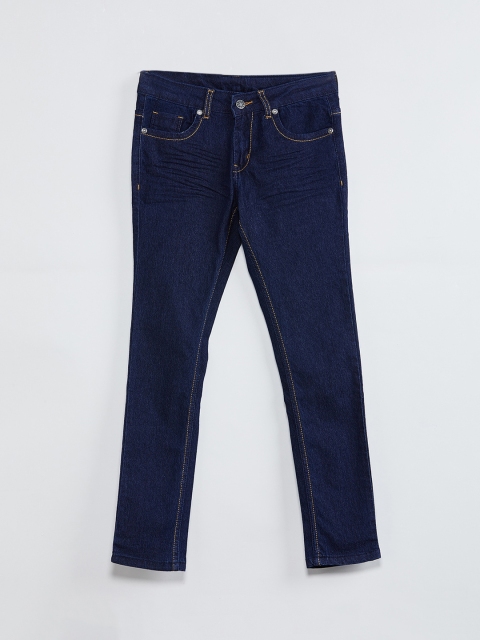 

max Girls Blue Regular Fit Mid-Rise Clean Look Stretchable Jeans