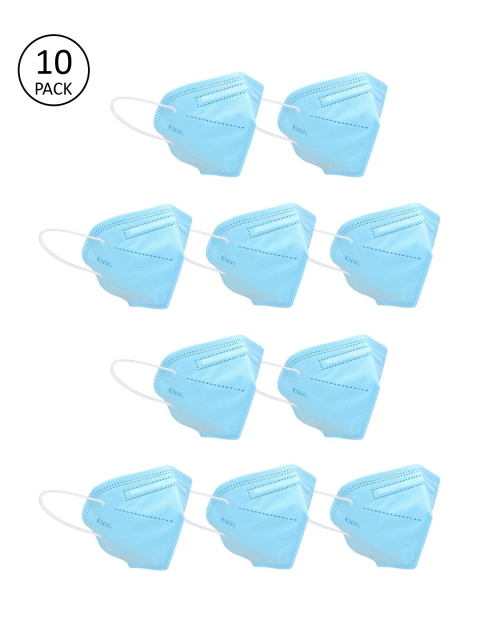 

OOMPH Unisex Pack of 10 Pcs Blue 5-Ply Reusable N95 Masks
